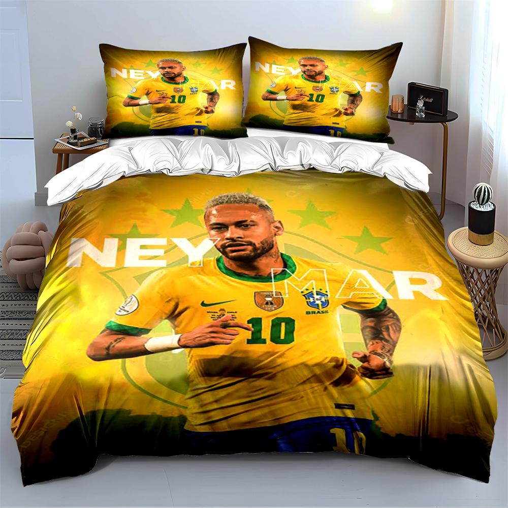 Football Player Bedding Set Bedding Duvet Cover Set Duvet Cover Pillowcases Home Decor (1 * Duvet Cover 2 * Pillowcases, without duvet insert)