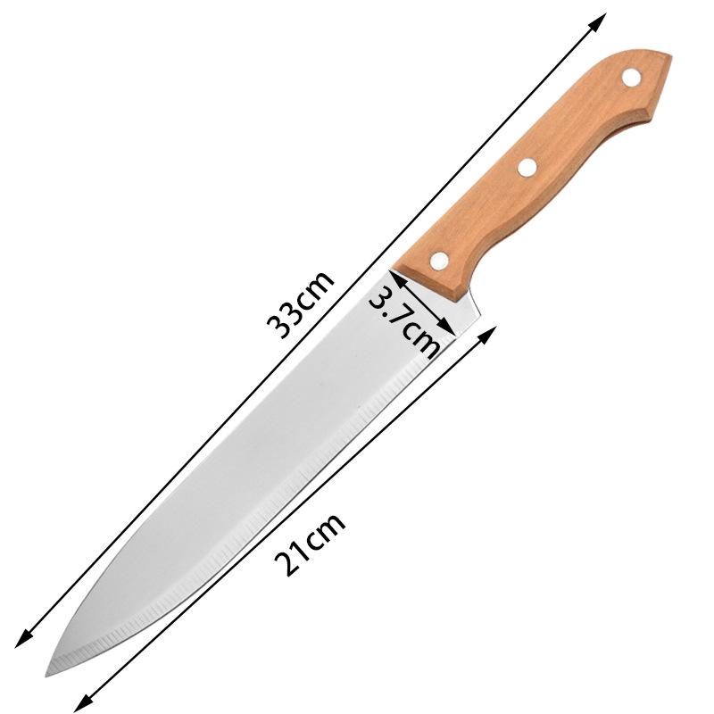 Набор инструментов для барбекю на открытом воздухе: Инструменты для приготовления барбекю на древесном угле: кухонный нож с деревянной ручкой, лопатка, вилка и щипцы.