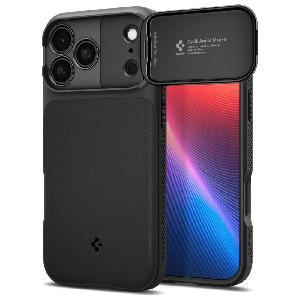 Spigen Optik Armor Mag MagSafe Case for iPhone 17 Pro Max Black