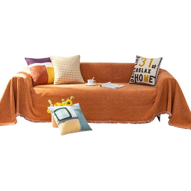 Ленивый тканевый чехол для дивана, чехол из хлопка, универсальная ткань для чехлов в скандинавском стиле, чехол для диванной подушки, одеяло, полотенце, одеяло, универсальное на четыре сезона