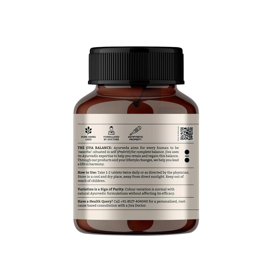 Jiva Flucon Tablet 500mg 60 Tablet (Pack of 3) for Respiratory Support, Immunity Boost, Cough & Cold Relief