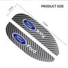 Car Sticker Hot For Ford 2Pcs Carbon Fiber Car Rearview Mirror Eyebrow Rain Cover For Ford Focus Mondeo Kuga Fiesta MK7 Escort E
