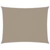 Voile de parasol - vidaXL - Rectangulaire - Tissu Oxford - 2,5x3,5 m - Couleur Taupe