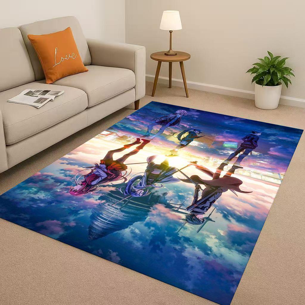 3D Sword Art Online SAO Мультяшный Кирито Юки Асуна Нескользящий Коврик для Гостиной Мягкий Ковер для Спальни, Дивана, Декор Дома Придверный Коврик