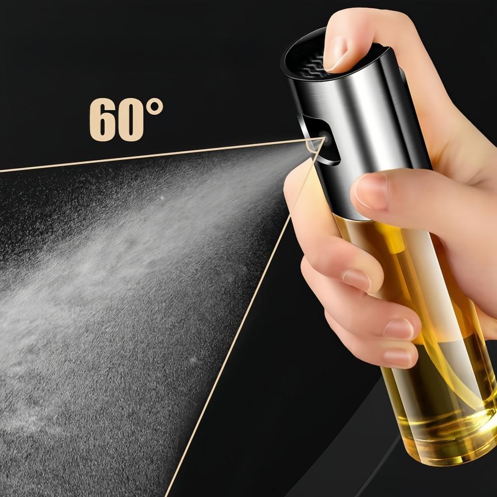 Kitchen Oil Kettle Spray Sprayer Oil, Vinegar, Sauce Glass Dispenser Bottle 200 Ml Capacity