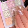 Палитра теней для век Sparkly Snowflake Палитра теней для век Dream Girl Pearl Matte Highlight Cool Tone Привлекательный макияж 9 цветов