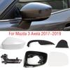 Car Side Mirror Turn Signal Light Lamp Lens Glass Rearview Mirror Frame Lower Base Cover For Mazda 3 Axela M3 2017