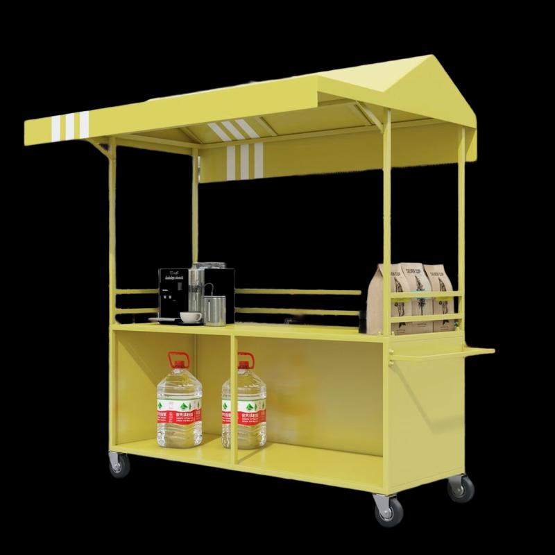 Li Xin 3-Tier Detachable Painted Metal Rolling Cart
