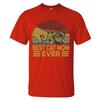 Best Cat Dad Ever Summer T Shirt Cotton Short Sleeve Fashion Cute Streetwear Animal Cats Male Tops Casual Tshirt