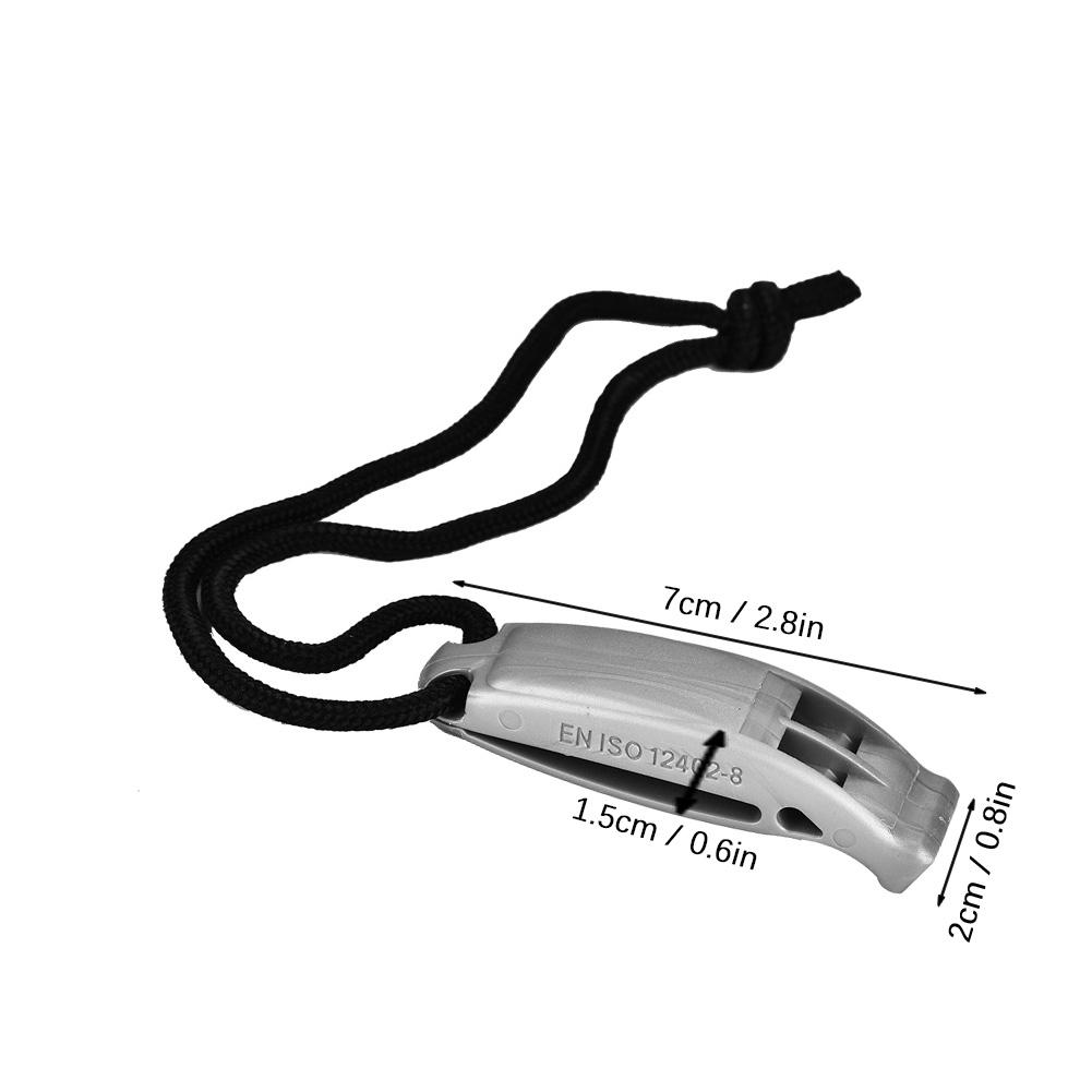Loud Survival   Emergency   Whistle for Diving Hiking Camping(Gray)