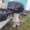 115 - 225 HP Boat Outboard Motor Engine Cover Dustproof Waterproof Black Univers