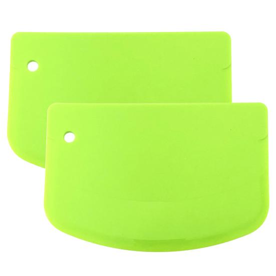 2 шт., набор нарезок для теста, инструменты для выпечки хлеба, скребок для теста полукруглой формы с эргономичным дизайном, легко чистящиеся скребки для чаши для кухонной пекарни