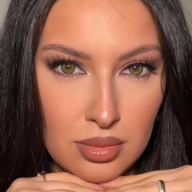 Контактные линзы MillCreek Diamond Sugar Green/Grey/Brown/Blue Степень миопии (0-8.00) 1 год использования Диаметр: 14,5-мм естественная удобная линза