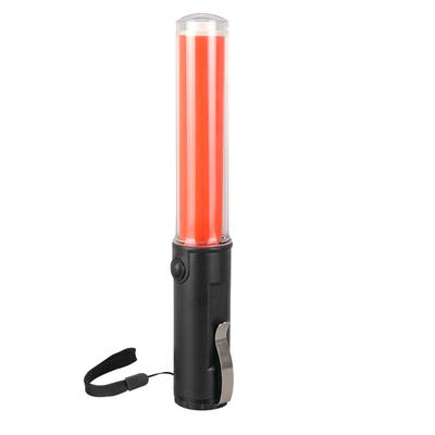 26 см сигнальная дубинка для дорожного движения со светодиодным фонарем, жезл для управления дорожным движением с 3 режимами мигания для экстренных случаев
