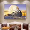 Классический паровоз холст картины плакаты и принты настенные художественные картины для украшения дома гостиной без рам