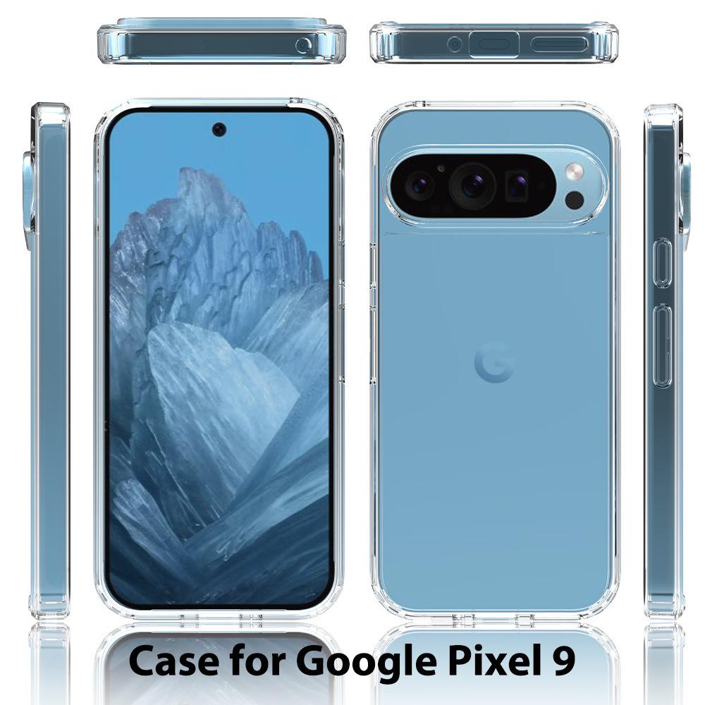 Hot Selling Transparent Crystal Clear Shockproof Business Design Mobile Phone Case for Google Pixel 7 Pro/7A/8A/9A/9 Pro Phone