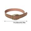 Vintage Antique Buckle Belt for Jeans Dress Women Engraved PU Leather Waist Belt