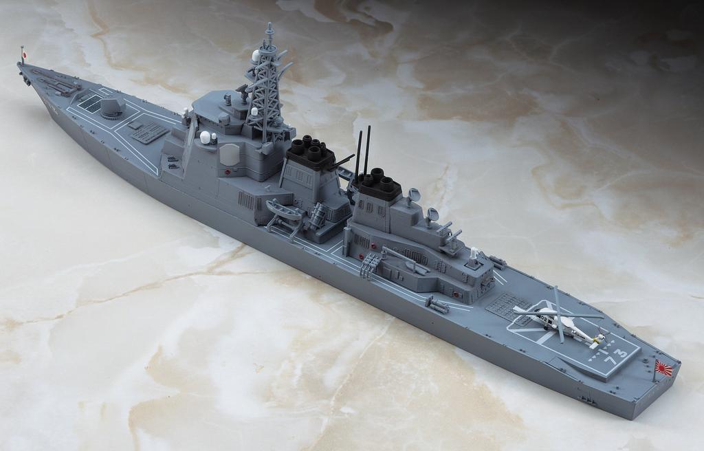 Hasegawa Серия Waterline Военно-морские силы Японии Эсминец с системой Aegis Конго Пластиковая модель 027 1/700 Самооборона