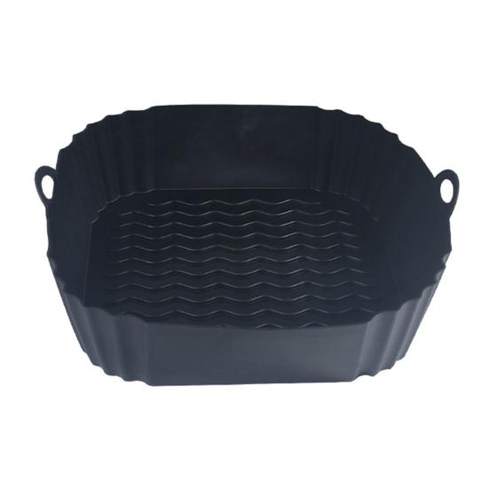 Силиконовая форма для аэрофритюрницы, многоразовая основа-коврик для аэрофритюрниц объемом от 3 до 5 фунтов, термостойкая, антипригарная, замена пергаментной бумаги