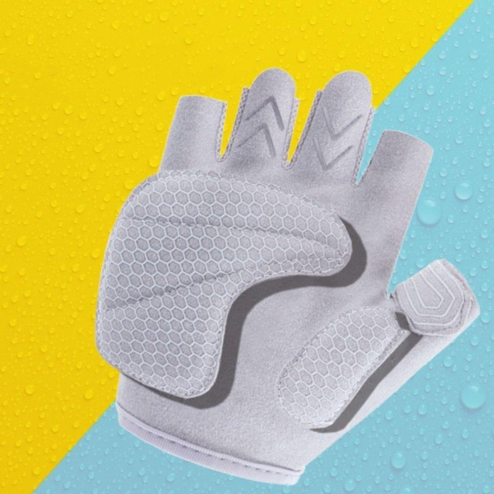 Half Finger Fingerless Gloves Non-Slip Exercise Gloves Quality Fitness Gloves Men