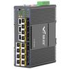 Huigu Industrial DIN Rail Fiber Optic Media Converter Switch