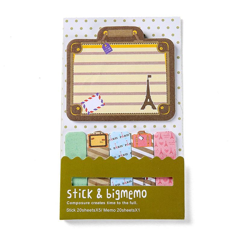 Милая корейская наклейка животное кошка панда блокнот блокнот тег блокнот канцелярские принадлежности для офиса