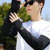 UV Insulation Ice Silk Sleeves Anti-UV Cycling Gloves Elastic Sunscreen Arm Sleeve  Summer