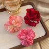 Cloth Children Hair Catches Simulated Flower Hair Crab Clip French Flower Hair Claw  Beach