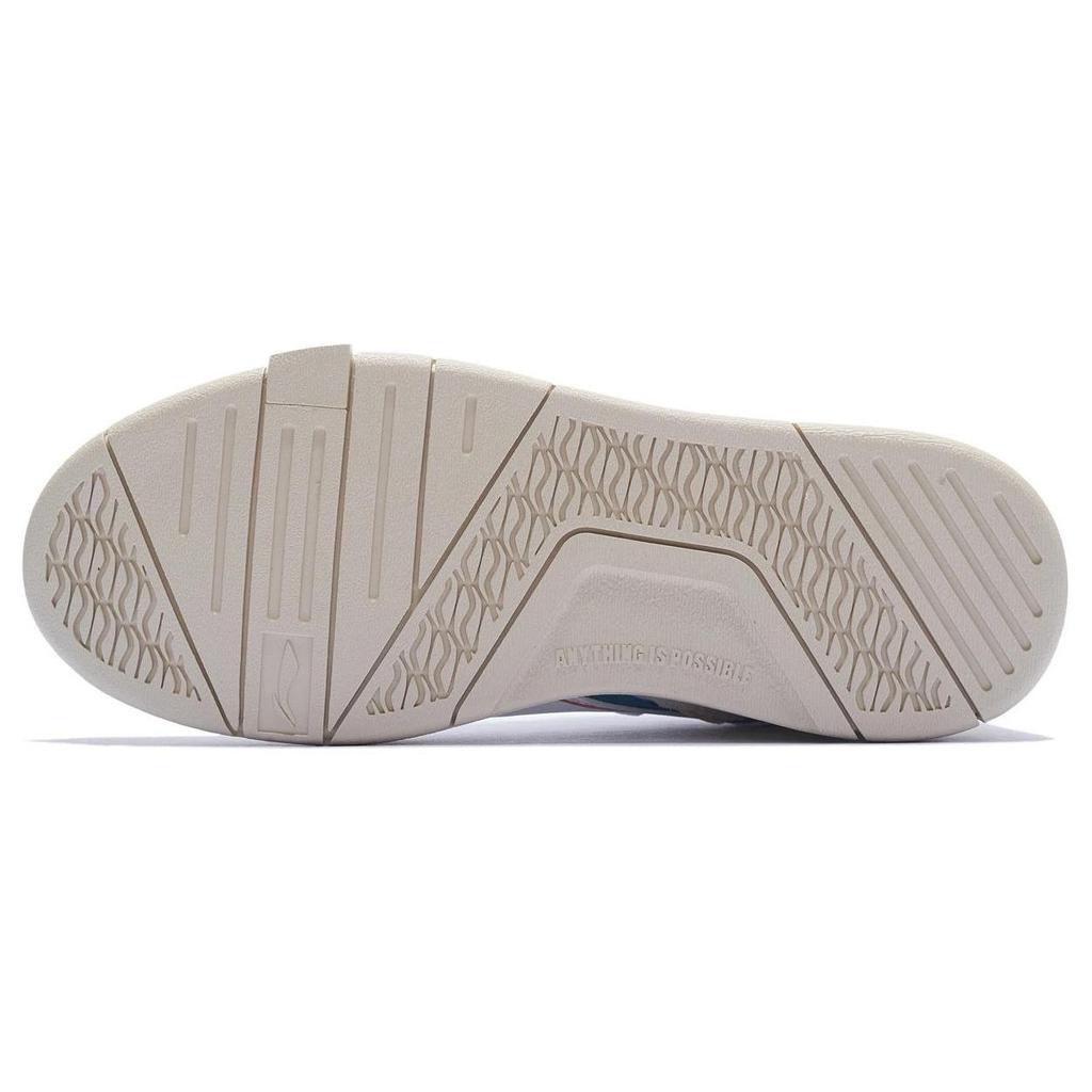 Li Ning Wave Mid Prm Синтетическая кожа Нескользящие Амортизация Устойчивость к истиранию Средняя высота Повседневные Кеды для скейтборда AGCS152-4