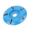 5-зубчатый дугообразный режущий диск по дереву угловая шлифовальная машина для резьбы по дереву полировальный инструмент(синий )