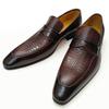 Fashion Fashion Men Dress Leather Shoes Men Plus Size Point Toe Business Casual Formal Shoes Wedding Groom's Party Upscale Leather Shoes