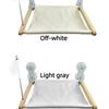Foldable Suction Cup Cat Hammock with Plush Wooden Window Perch New Pet Supplies