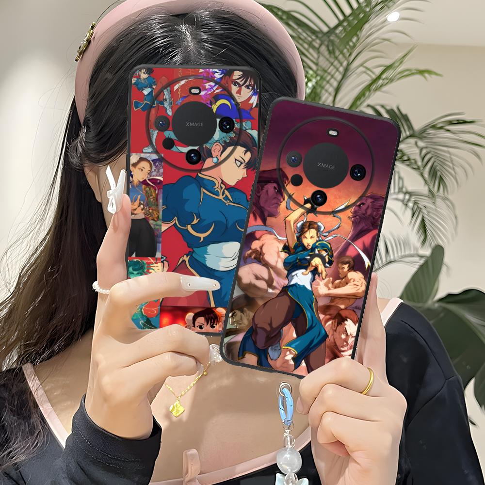 Чехол для телефона Street Fighter Chunli для Huawei Mate 60 50 40 30 20 10 Pro Plus Lite E 5G Цветной Печатный Чехол Обложка Роскошный