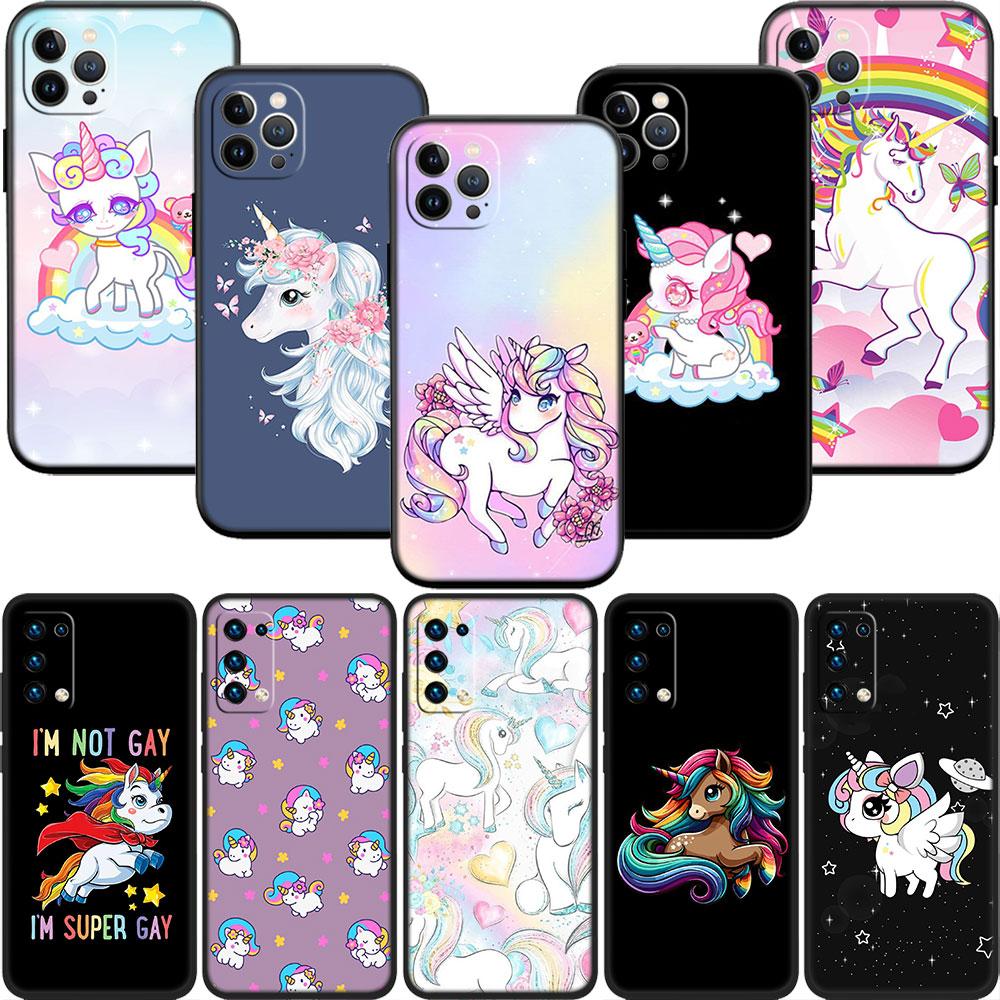 BF28 Cartoon Unicorn Case for Motorola Edge 60 60s 70 G86 G56 G54 E14 G04S G45 G54 G64 S30 S50 X30 X40 X50 Ultra Pro Power
