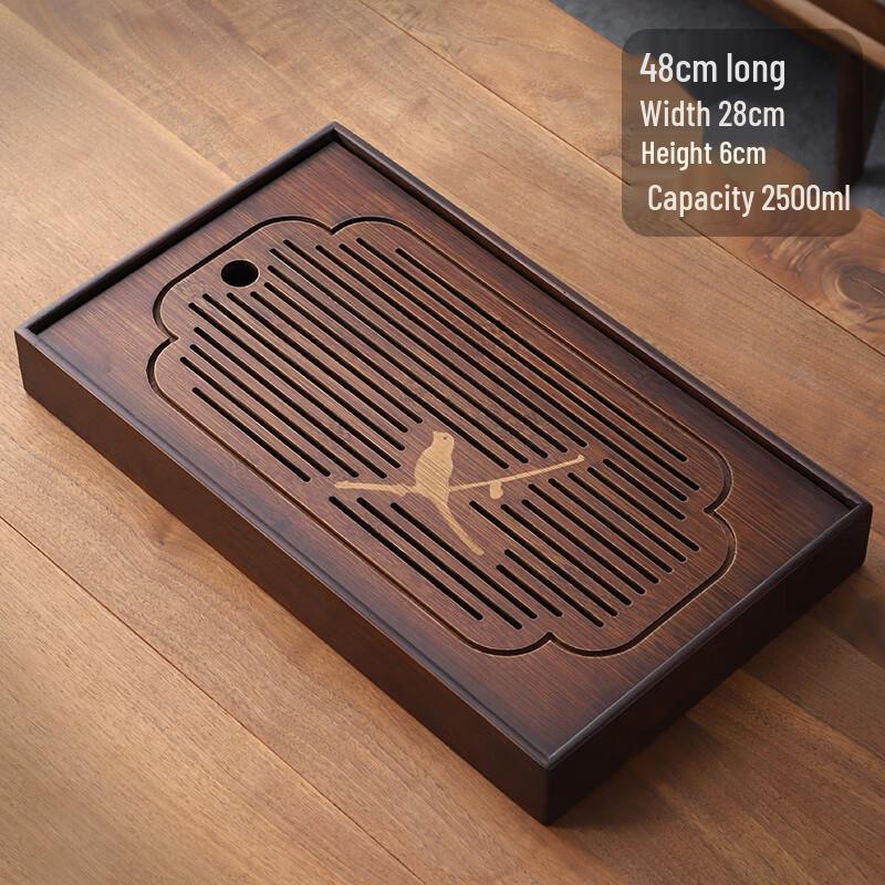 Minimalist Bamboo & Wood Water Storage Tea Tray