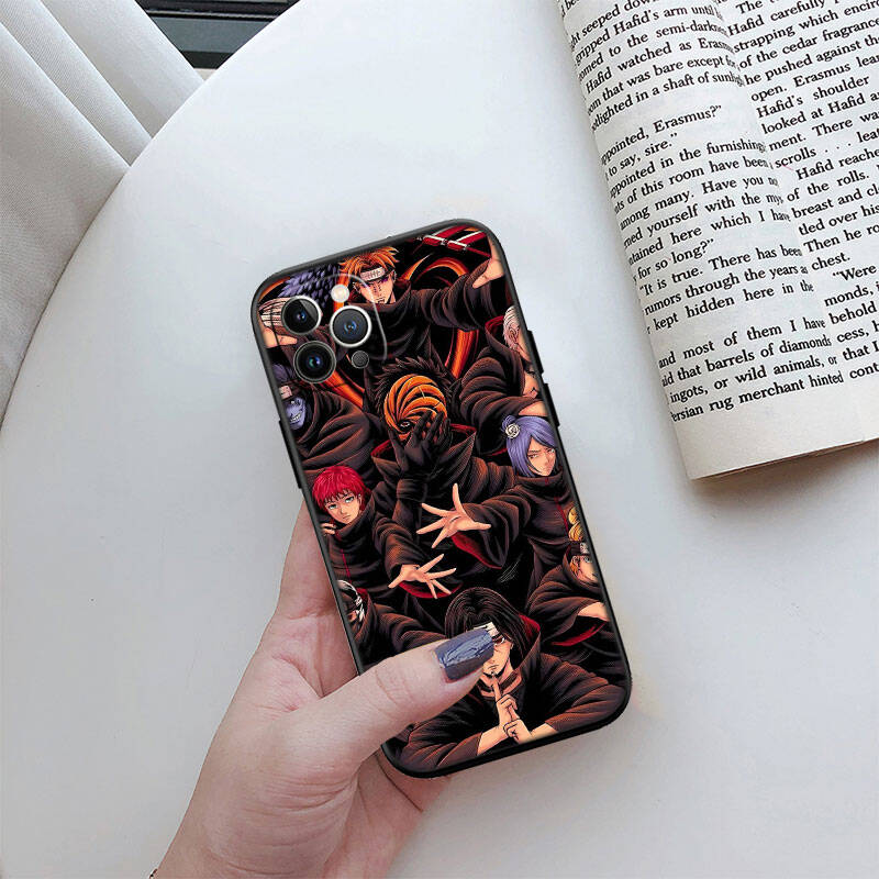 MH96 Чехол Naruto Akatsuki для Samsung A06 A35 A25 A24 A15 A05S A05 M55 M35 M15 A02 A12 A13 A10 A16 A20 A30 A22 A31 A32 A33 A42 A50