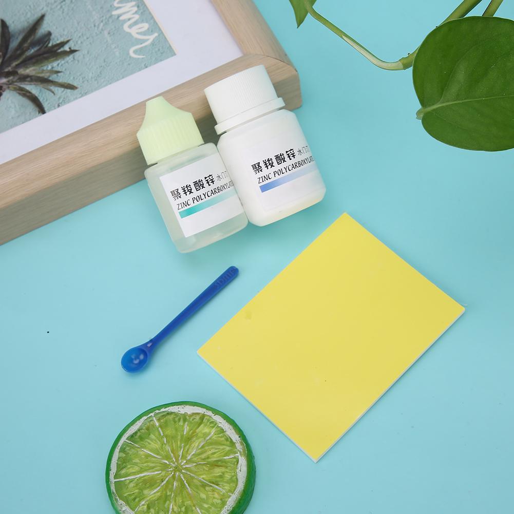 Цинк-поликарбоноксилатный цемент для временной зубной коронки, цемент для пломбирования полостей