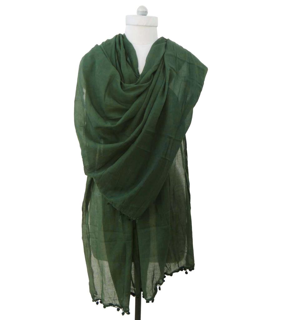 Indian Hijab Neck Wrap Shawl Cotton Blend Scarf Long Stole Scarves Dupatta