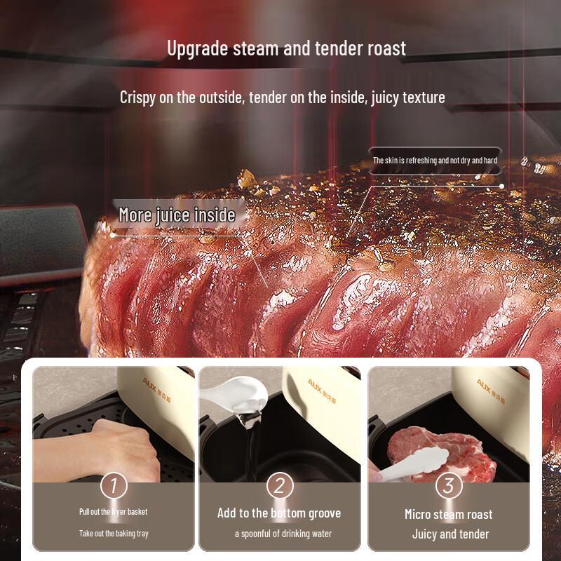 Aux 7 л Аэрофритюрница с видимым сенсорным управлением