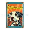 Catahoula Leopard Dog Metal Plaque Poster Wall Decor Classic Custom Cinema Mural Tin Sign Poster