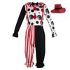 Evil Clown Costume For Women Halloween Fancy Dress Circus Clown Cosplay Costume Carnival Outfit
