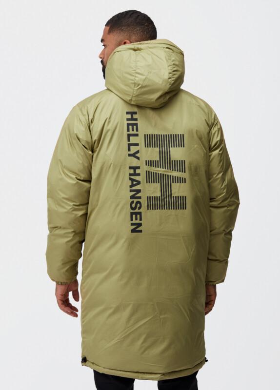 Winter Jacket Helly Hansen Unisex YU Reversible Coat Black