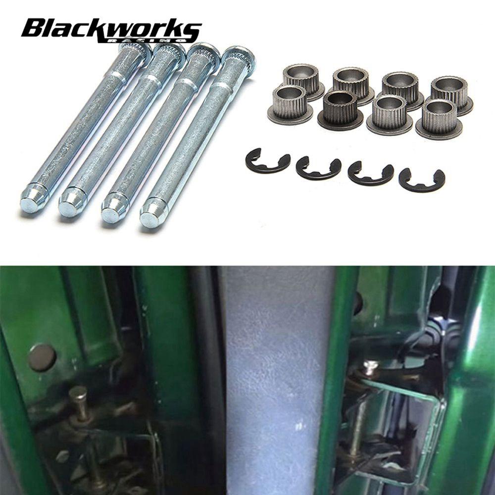 Комплект для ремонта штифта передней задней двери для Chevrolet S10 S15 94-04 модифицированная дверная петля из железа, серебристая DH-1003