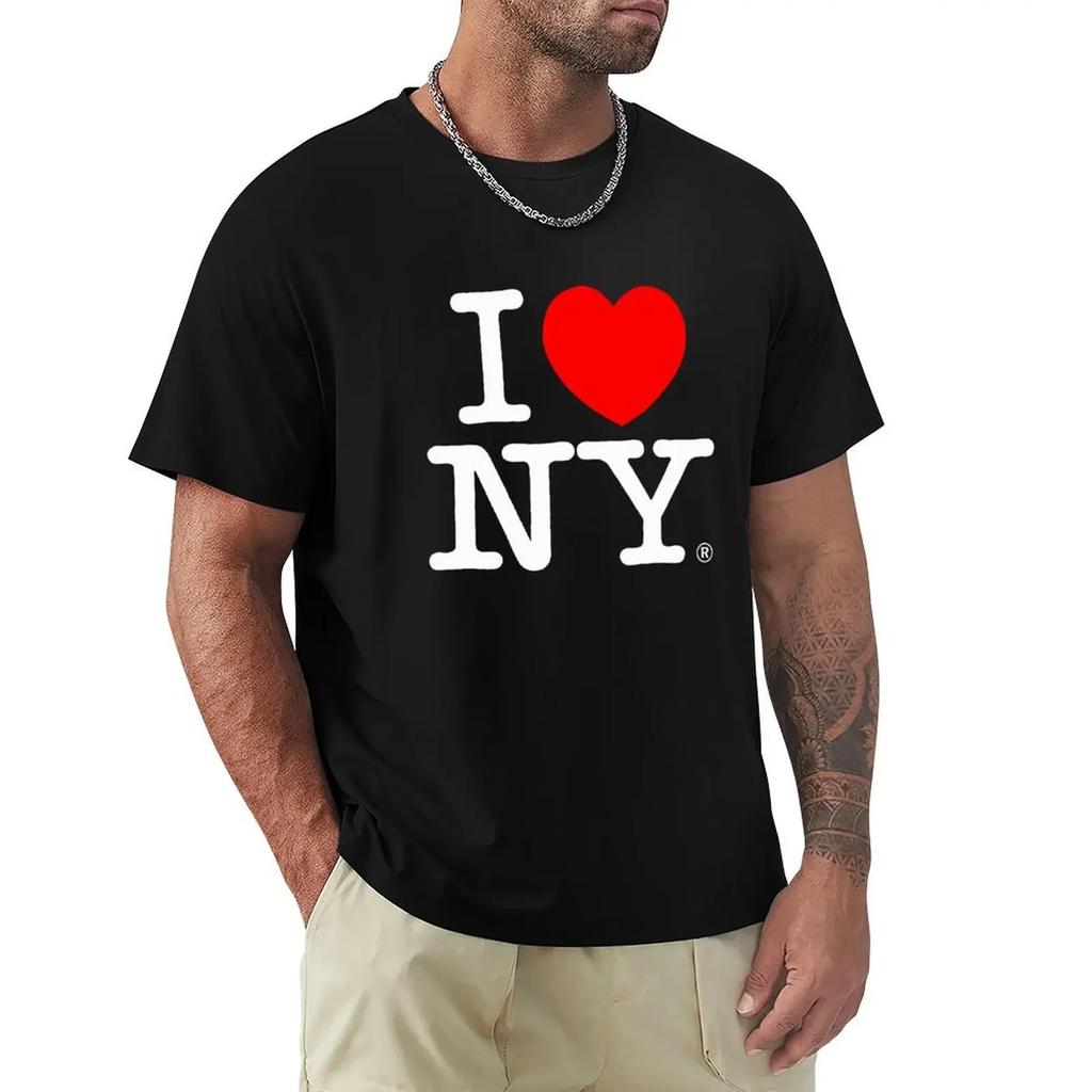 I Love New York Tourist I Heart Ny T Shirt Harajuku Short Sleeve T-shirt 100% Cotton Graphics Tshirt Tops