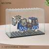 10704 10703 Building Block Doll Toy Storage Box Rectangular Acrylic Transparent Display Box