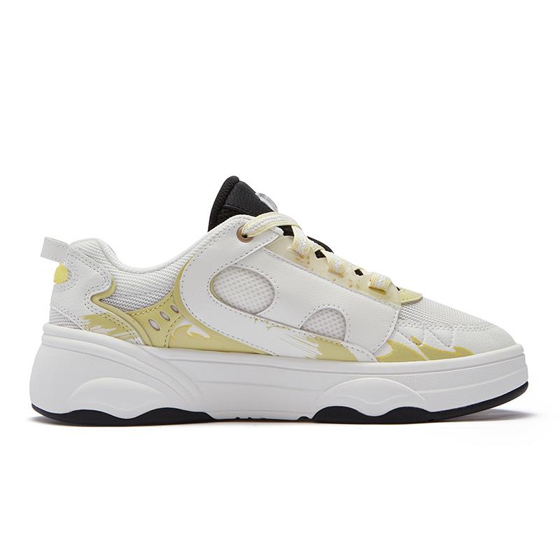 Fila Fusion Windround Универсальные Шнуровка Прочные Низкие Кеды для Скейтбординга Женские кроссовки Белый T12W432311FSB