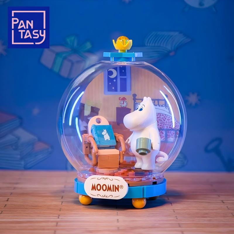 Pantasy Коллекция Страны Муми-троллей Снусмумрик Строительные Блоки Хрустальные Шары Дом Сборные Игрушки Коллекционные Модели Украшение Подарки
