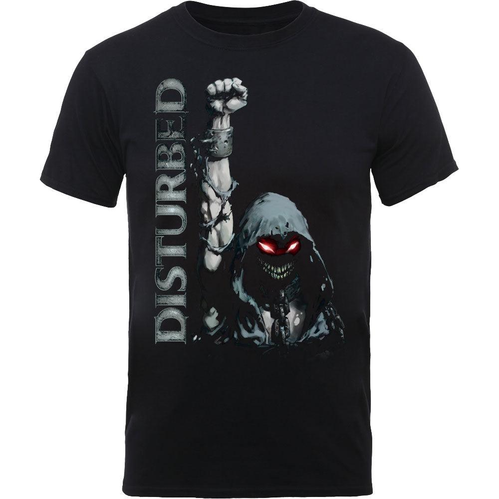 Fire Behind Disturbed Band T-Shirt Cotton Graphic Tee Unisex Women Summer Streetwear