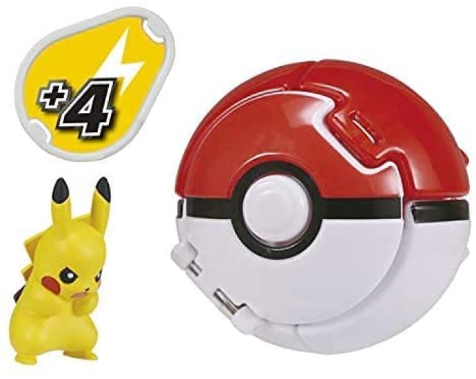 TAKARA TOMY Monster Monster Collection Pokedelze Pikachu Pokemon Фигурка Игрушка Возраст от 4 лет и старше Соответствует стандартам безопасности игрушек Сертификация ST Mark Pokemon