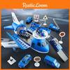 Big Toy Airplane Cars Vehicle Transport Passenger Simulate Plane Fire Truck Gift